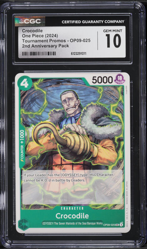 2024 One Piece Tournament Promos 2nd Anniversary Pack Crocodile