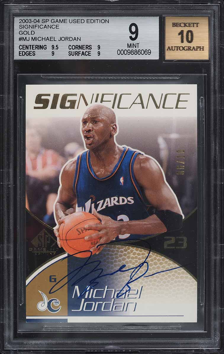 ゴールデンハインド　sp PSA10 2006 SP Signature Edition Gold Michael Jordan AUTO /10 #MJ