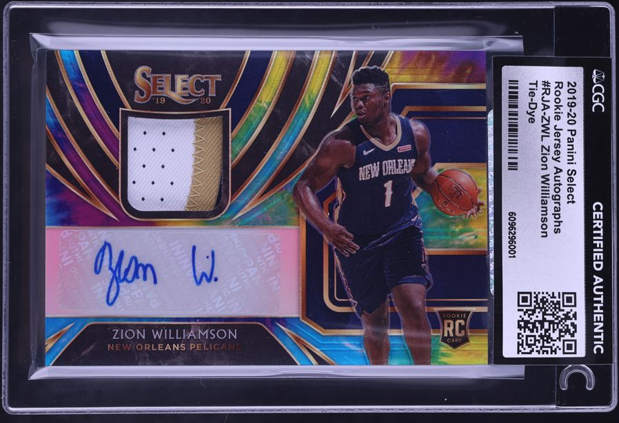 2019 Panini Prizm Draft Picks Zion Williamson ROOKIE RC #64 PSA 10