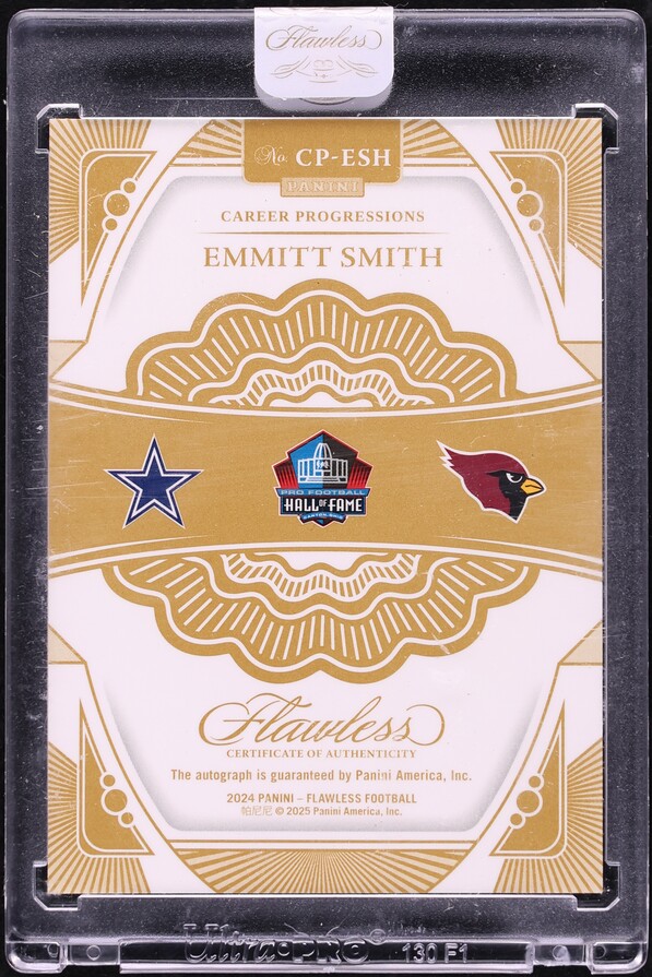 2024 Panini Flawless Career Progressions Emmitt Smith AUTO /25 #CP-ESH