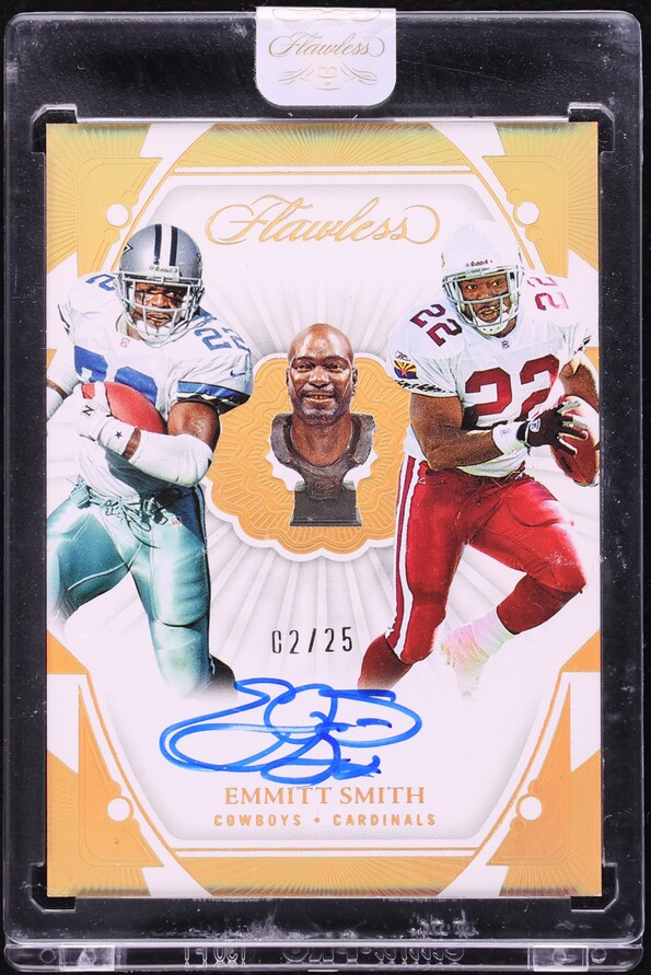 2024 Panini Flawless Career Progressions Emmitt Smith AUTO /25 #CP-ESH
