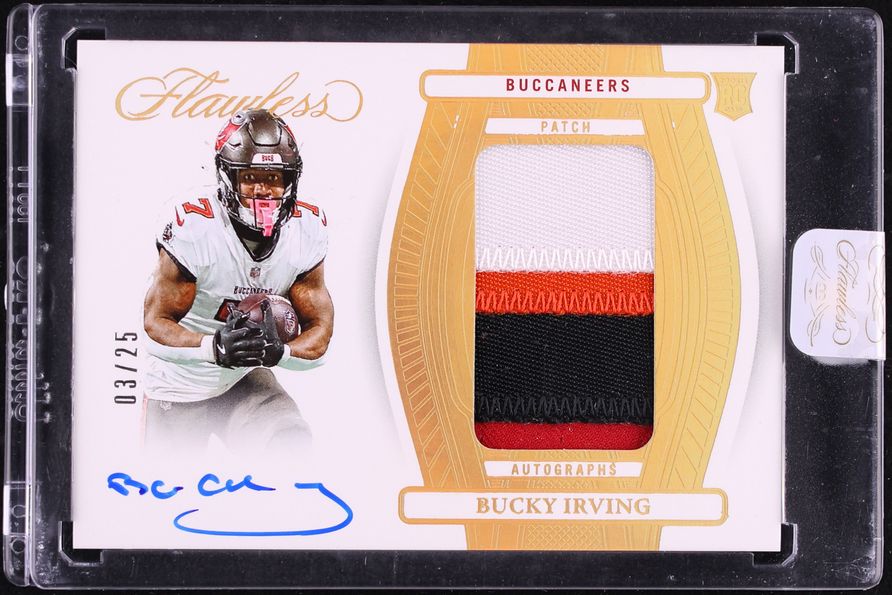 2024 Panini Flawless Bucky Irving ROOKIE PATCH AUTO /25 #RPA-BIG