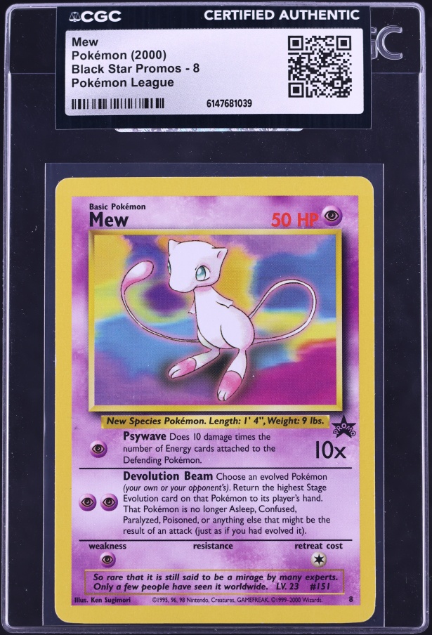 The Pokémon Company Card - Mew - Wizards Black Star Promos - 2000
