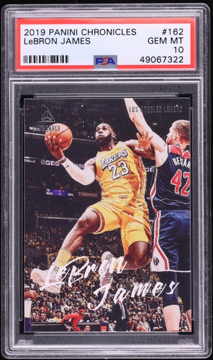 2019 Panini Chronicles Luminance LeBron James #162 PSA 10 GEM MINT