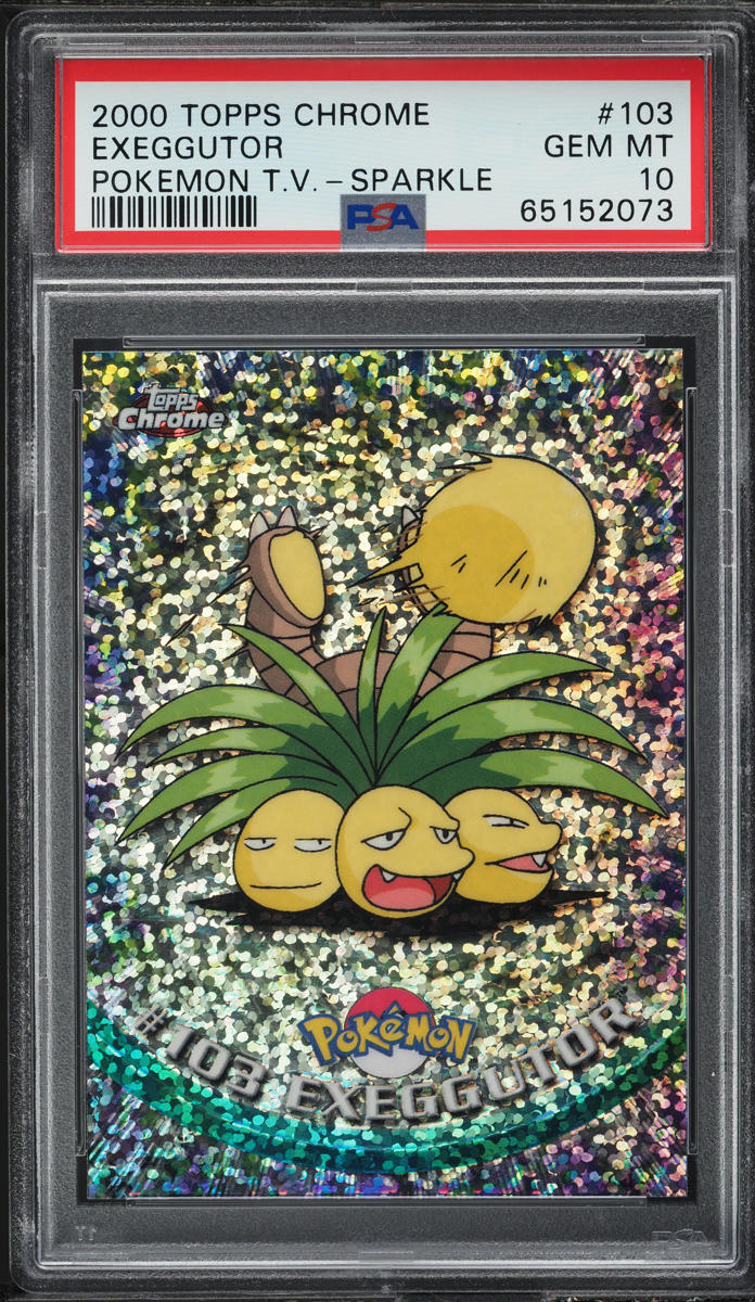 2000 Topps Chrome Pokemon Series 2 Sparkle Exeggutor #103 PSA 10 GEM MINT