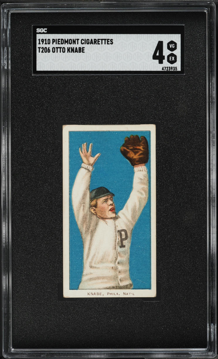 1909-11 T206 Otto Knabe SGC 4 VGEX