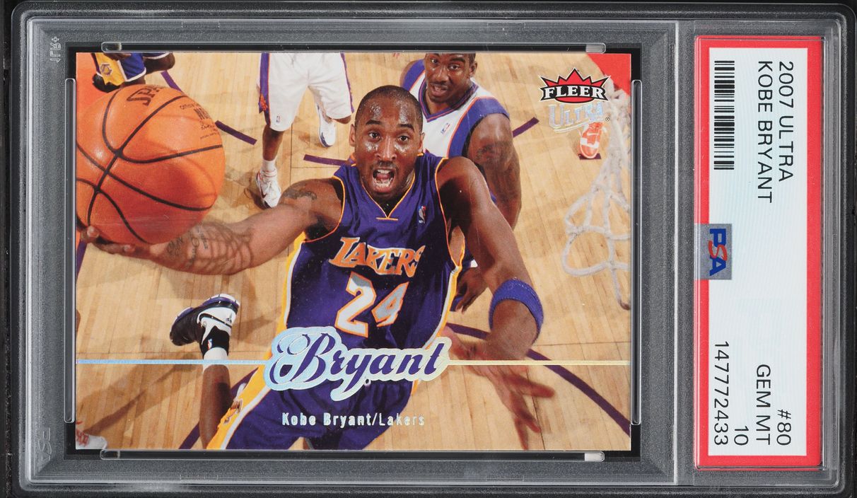 2007 Ultra Basketball Kobe Bryant #80 PSA 10 GEM MINT