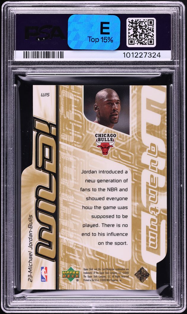 1999 Upper Deck Wild! Level 2 Michael Jordan /25 #W15 PSA 9 MINT