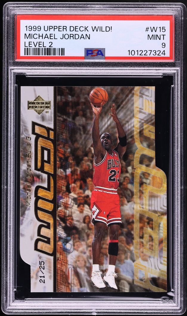 1999 Upper Deck Wild! Level 2 Michael Jordan /25 #W15 PSA 9 MINT