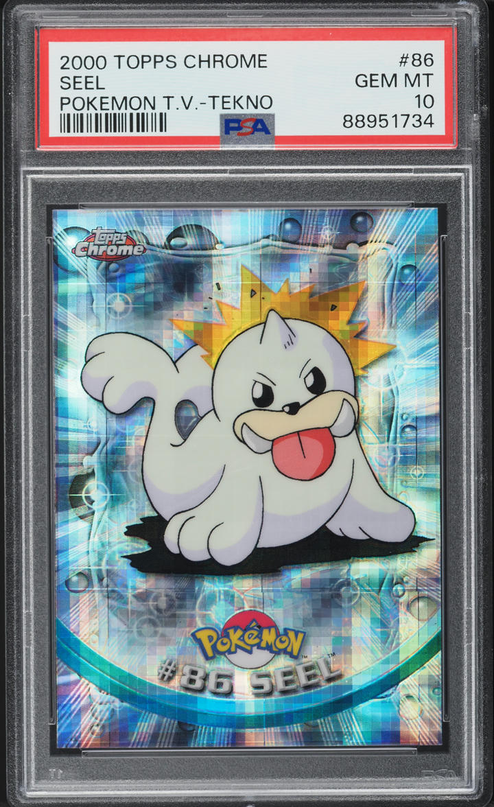2000 Topps Chrome Pokemon T.V. Series 2 Tekno Seel #86 PSA 10 GEM MINT