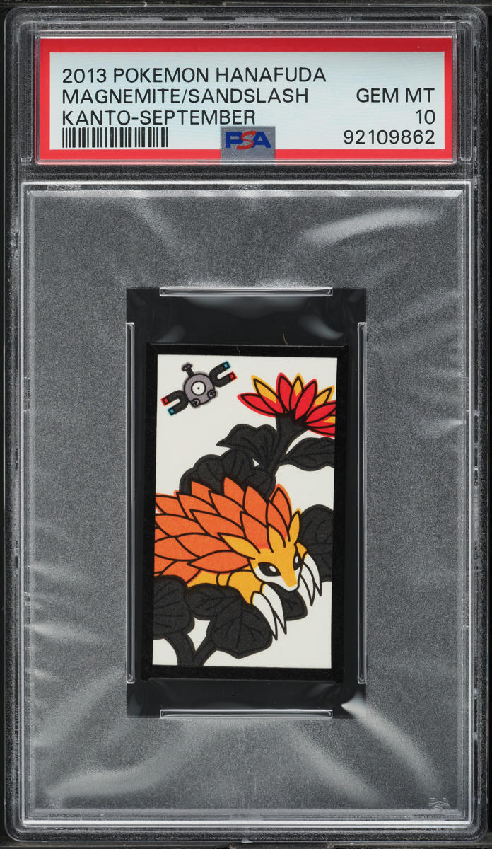 2013 Pokemon Hanafuda Kanto September Magnemite Sandslash PSA 10 GEM ...