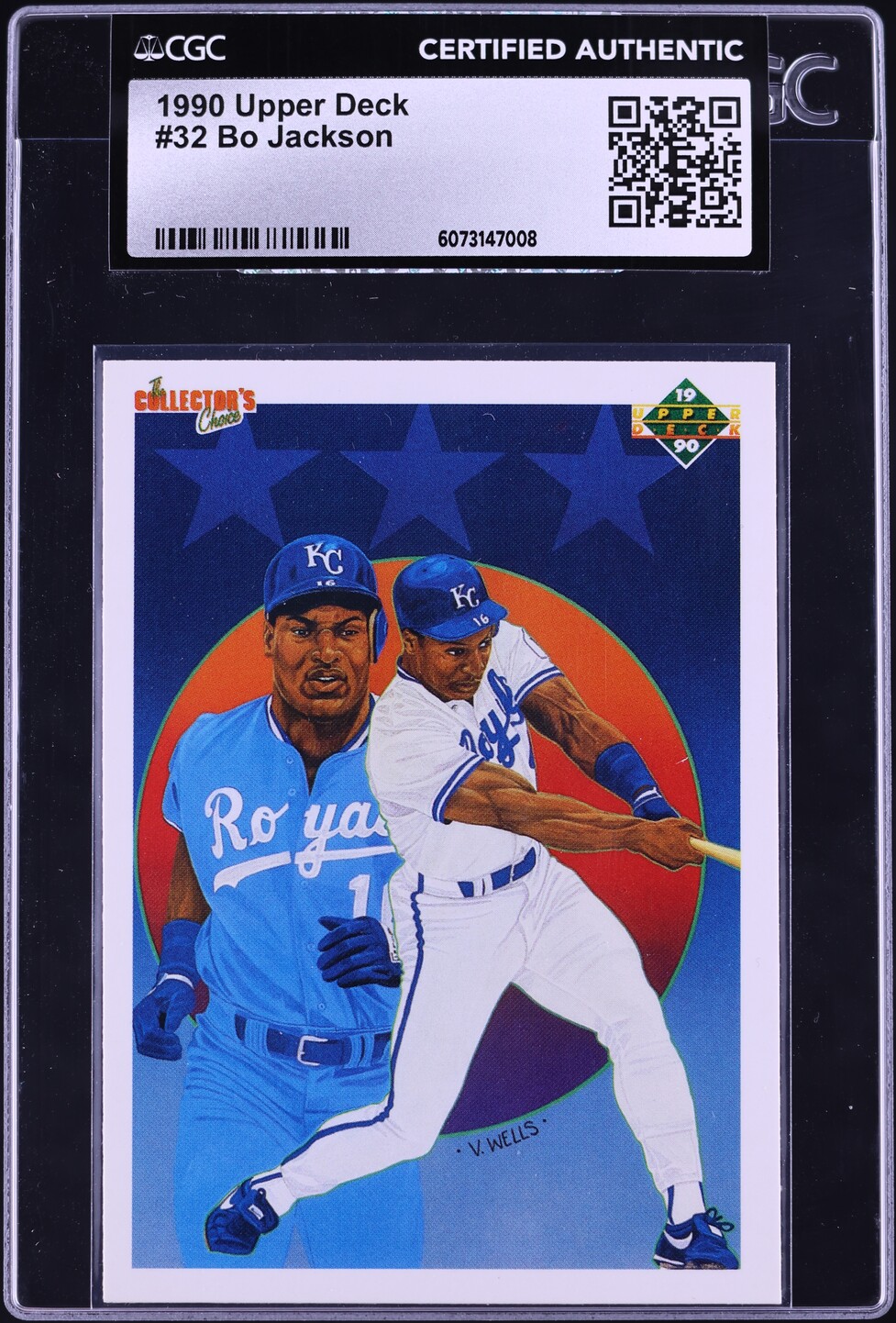 1990 Upper Deck Bo Jackson #32 CGC AUTH
