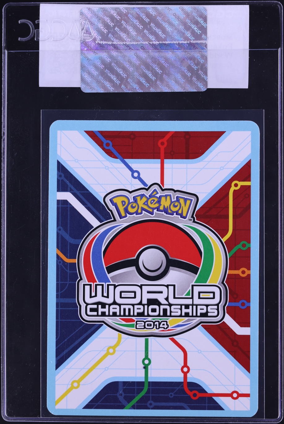 2014 Pokemon World Championships Decks Crazy Punch Muscle Band #121 CGC AUTH
