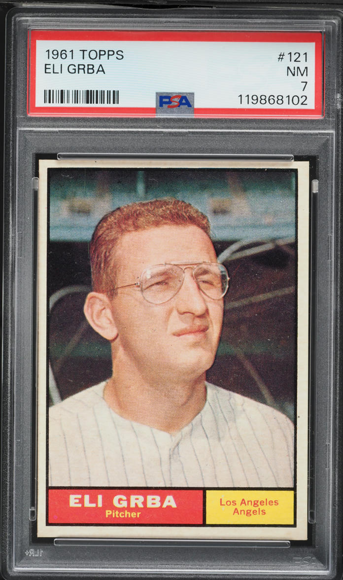 1961 Topps Eli Grba #121 PSA 7 NRMT