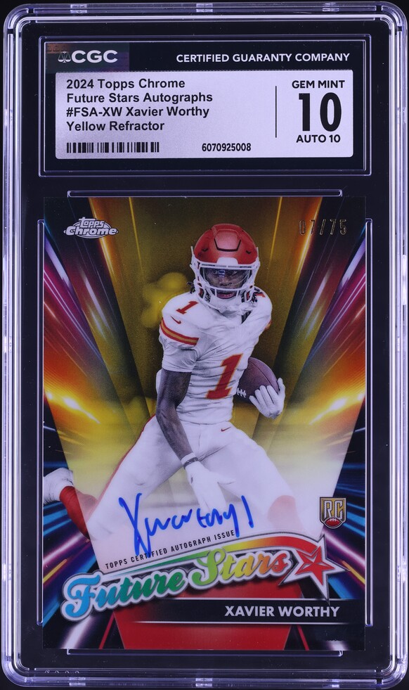 2024 Topps Chrome Future Stars Refractor Caleb Williams ROOKIE #FS