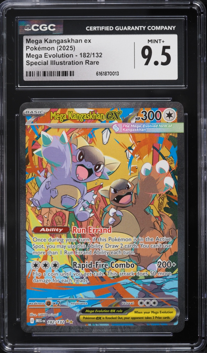 2025 Pokemon Mega Evolution SIR Mega Kangaskhan ex #182 CGC 9.5 MINT+