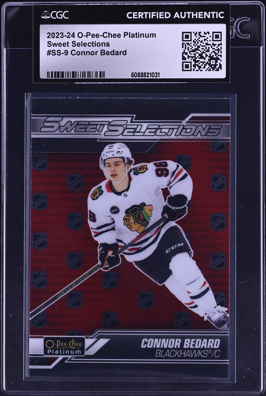 2023 O-Pee-Chee Platinum Sweet Selections Connor Bedard ROOKIE #SS-9 CGC AUTH
