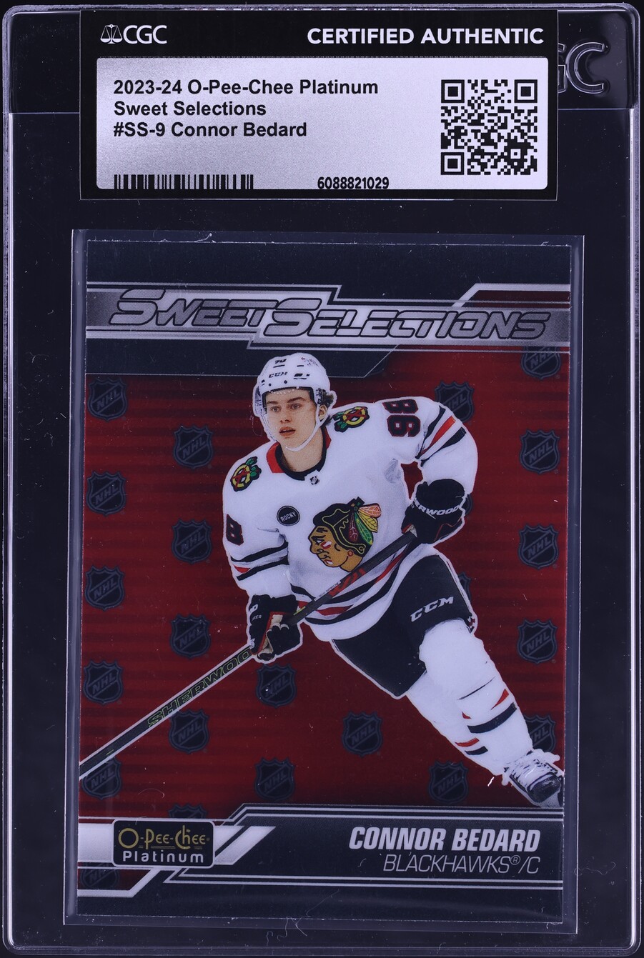 2023 O-Pee-Chee Platinum Sweet Selections Connor Bedard ROOKIE #SS-9 CGC AUTH