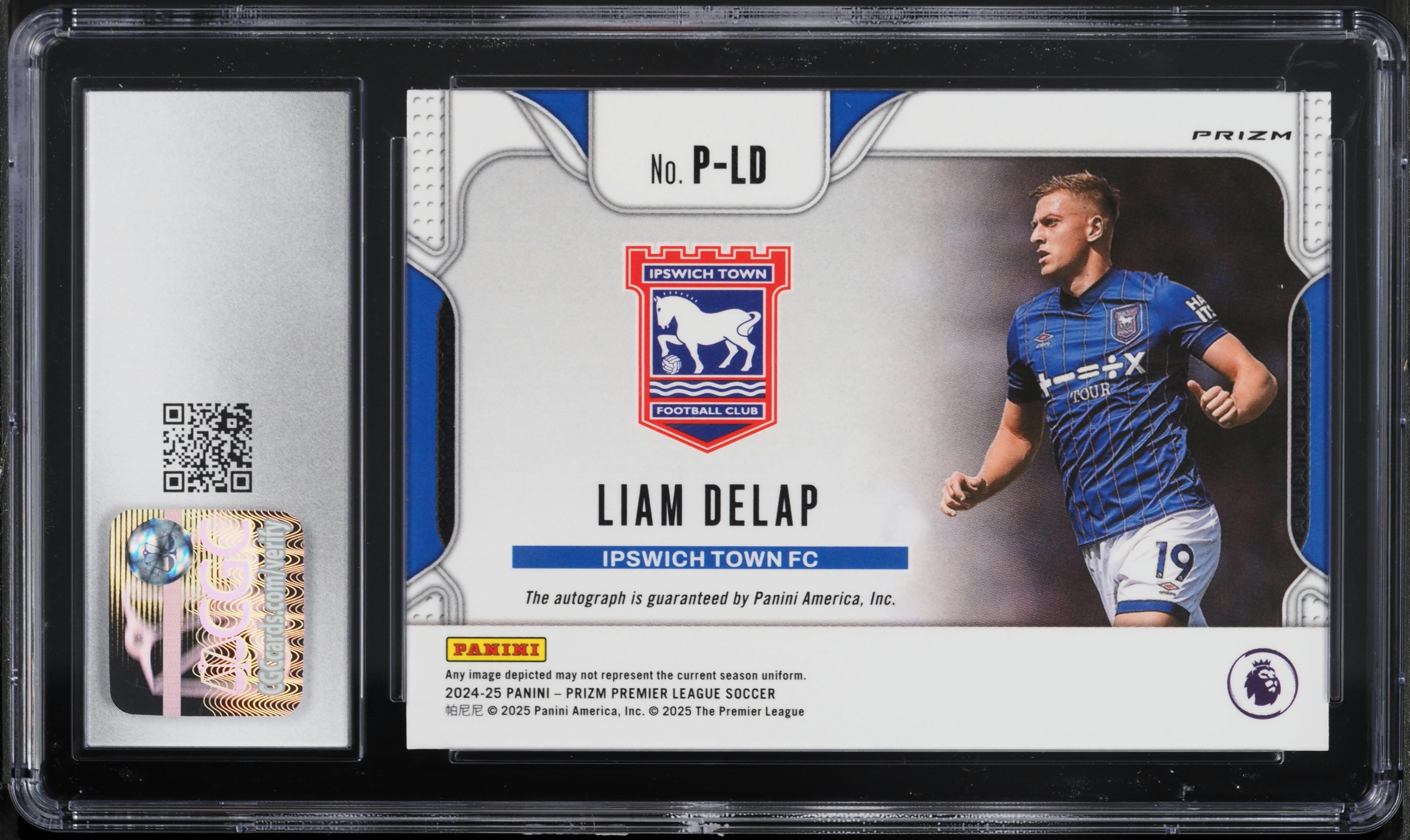 2024 Panini Prizm Premier League Penmanship Choice Liam Delap AUTO