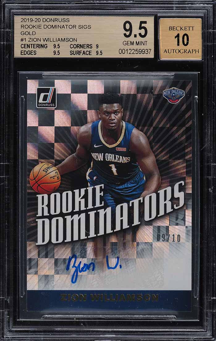 2019-20 Panini Chronicles Playbook Basketball #169 Zion Williamson
