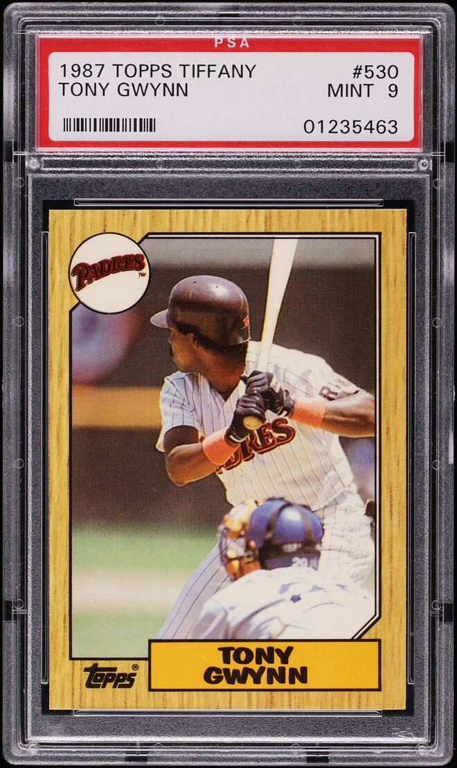 1987 Topps Tiffany Tony Gwynn #530 PSA 9 MINT