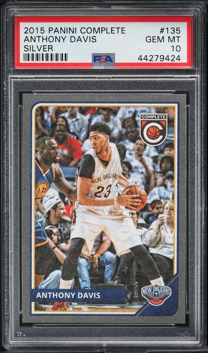 2015 Panini Complete Silver Anthony Davis #135 PSA 10 GEM MINT
