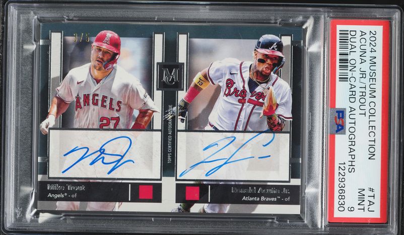 2024 Topps Chrome Cosmic Ronald Acuna Jr. AUTO #RA PSA 10 GEM MINT