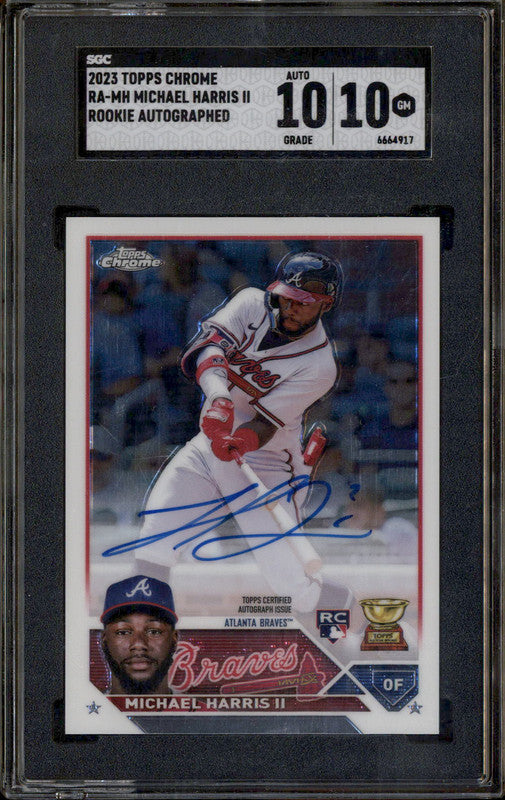 2023 Topps Chrome Rookie Autograph #RA-MH Michael Harris II