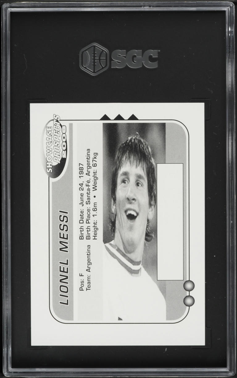 2006 Showcase Prospects Lionel Messi SGC 10 GEM MINT