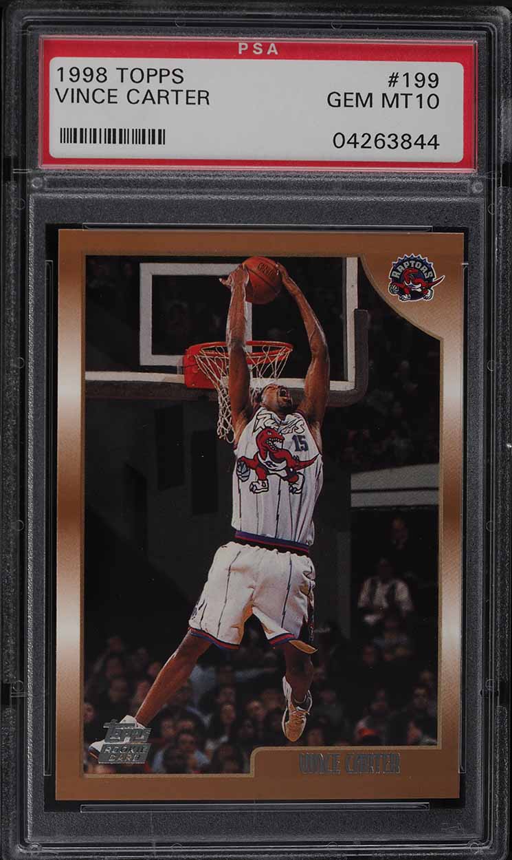 NBA カード Vince carter PSA10 123枚限定 NBA カード Vince carter
