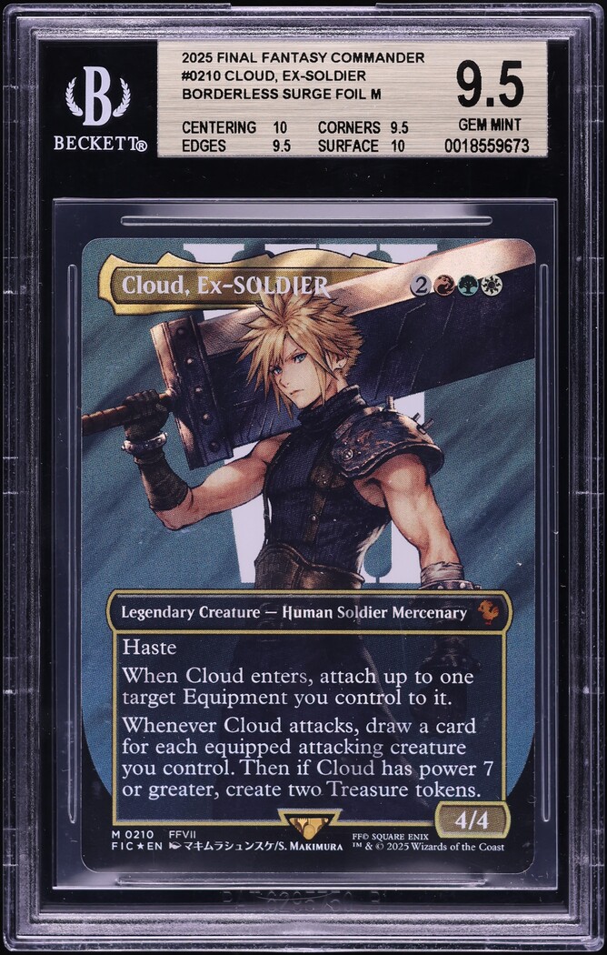 サージfoil 元ソルジャー、クラウド　MTG FINAL FANTASY 元ソルジャー、クラウド / Cloud, Ex-SOLDIER サージfoil Cloud, Ex