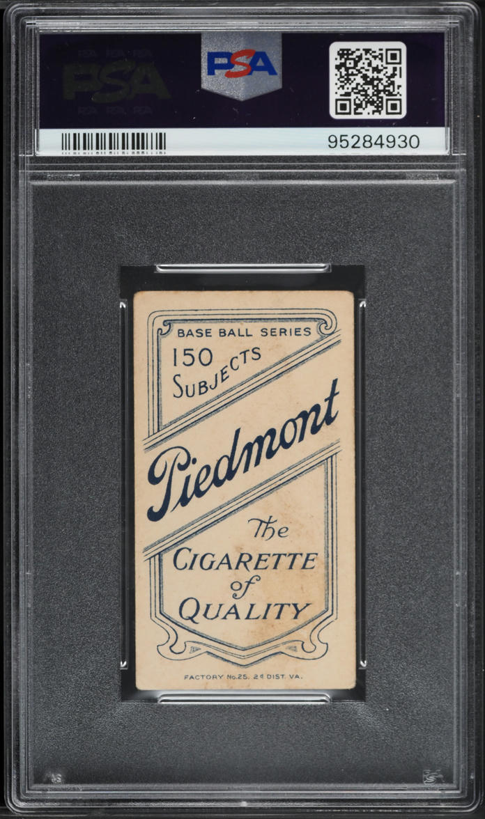 1909-11 T206 Frank Owen PIEDMONT PSA 2 GD
