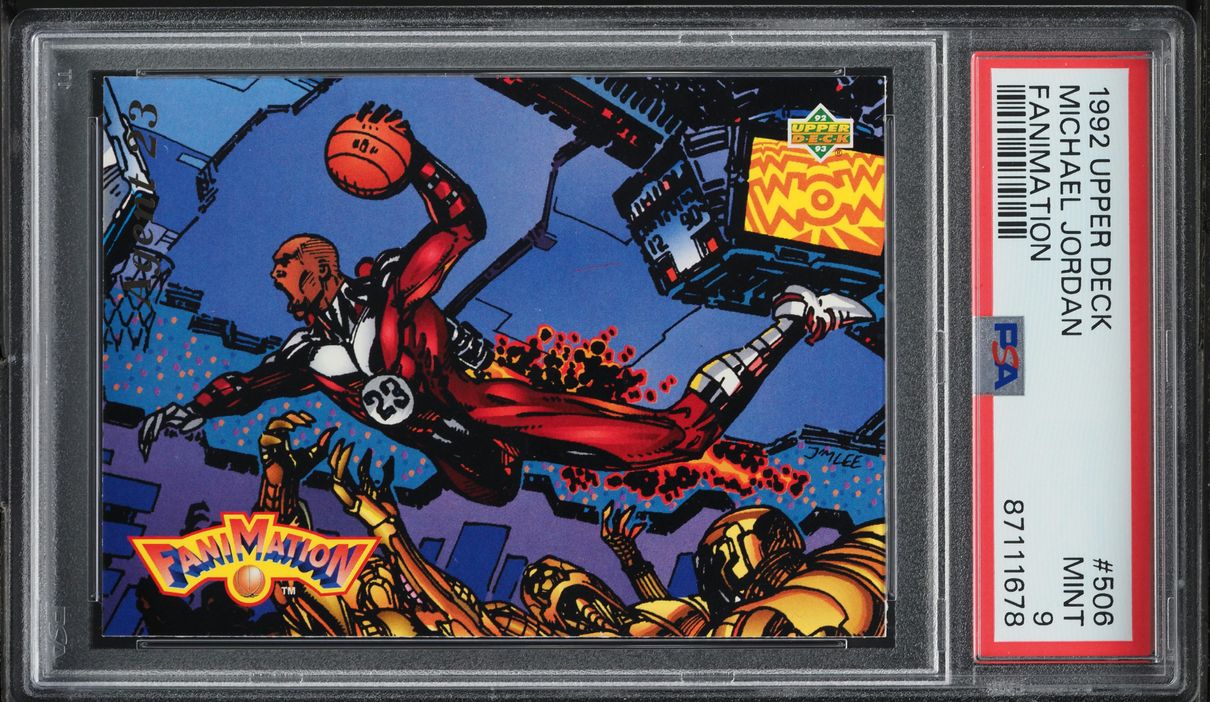 1992 Upper Deck Fanimation Michael Jordan #506 PSA 9 MINT