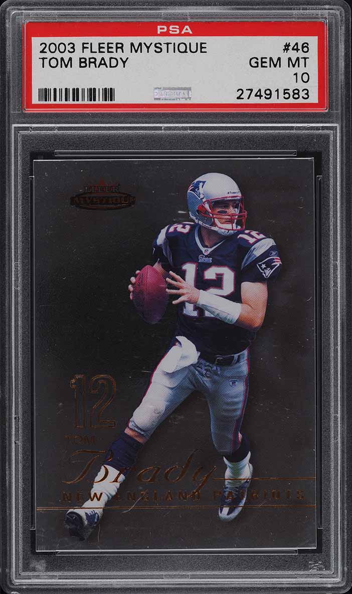 2003 Fleer Mystique Tom Brady #46 PSA 10 GEM MINT - Photo 1