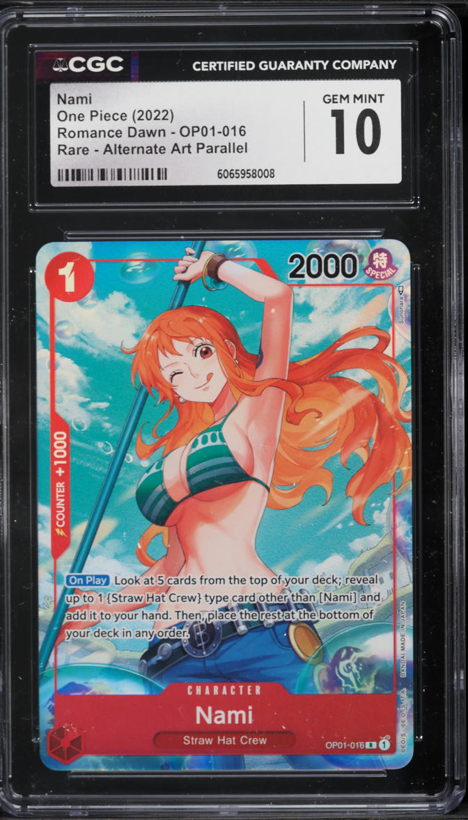 2024 ONE PIECE ナミ PR801-MANGA ALT ART NAMI MANGA ALT ART OP01-016 R ONE PIECE CARD THE BEST PRB-01 COMIC