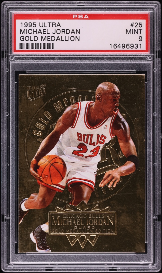 1995 Ultra Gold Medallion Michael Jordan #25 PSA 9 MINT