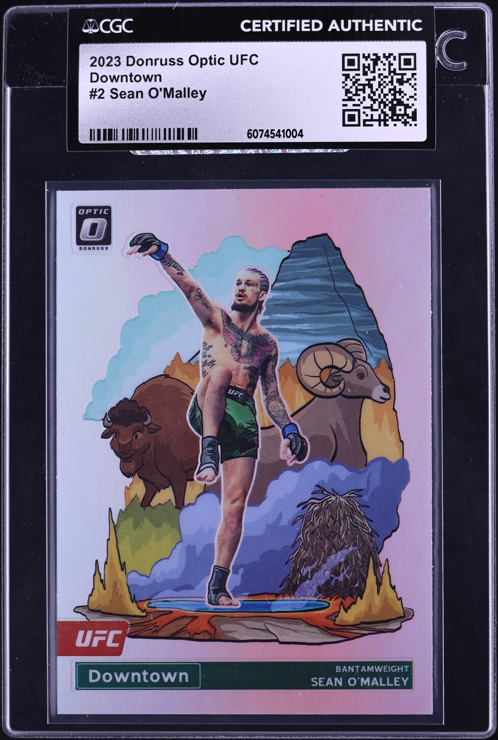 2023 Donruss Optic UFC Downtown Sean O'Malley #2 CGC AUTH