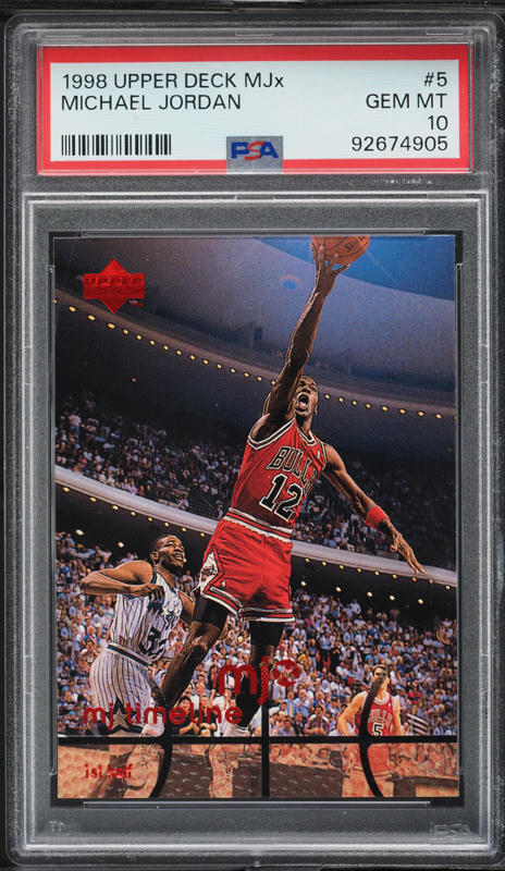 1998レア/100枚限定PSA MICHAEL JORDAN MJx LIVE 1998 Upper Deck mjx - Michael Jordan #102 for sale online | eBay