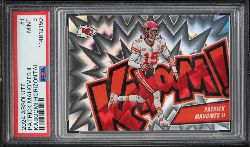 2024 Absolute Kaboom! Horizontal Patrick Mahomes II #1 PSA 9