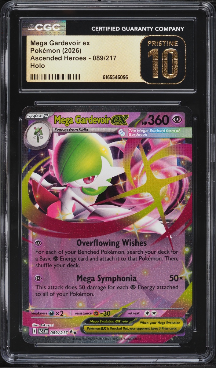 2026 Pokemon Mega Evolution Ascended Heroes Holo Mega Gardevoir EX #89 CGC 10 PRISTINE