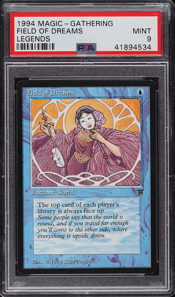 1994 Magic The Gathering MTG Legends Field of Dreams PSA 9 MINT on
