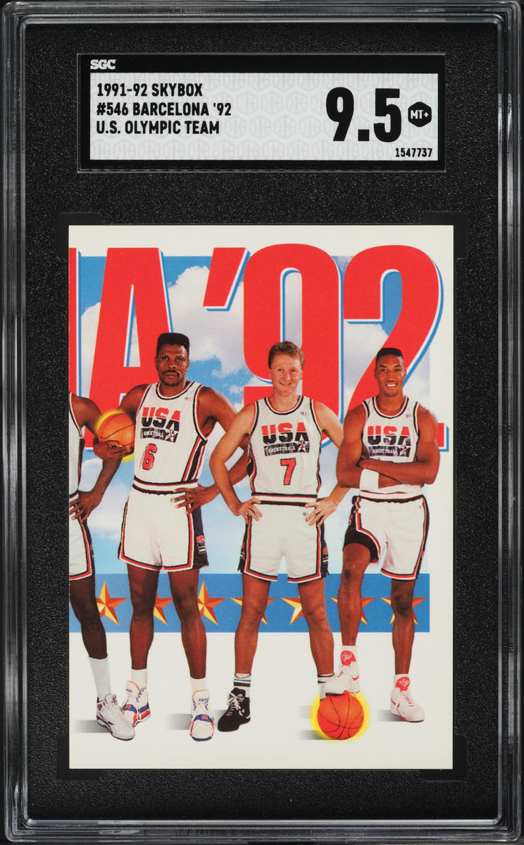 1991 Skybox U.S. Olympic Team Barcelona '92 #546 SGC 9.5 MINT+