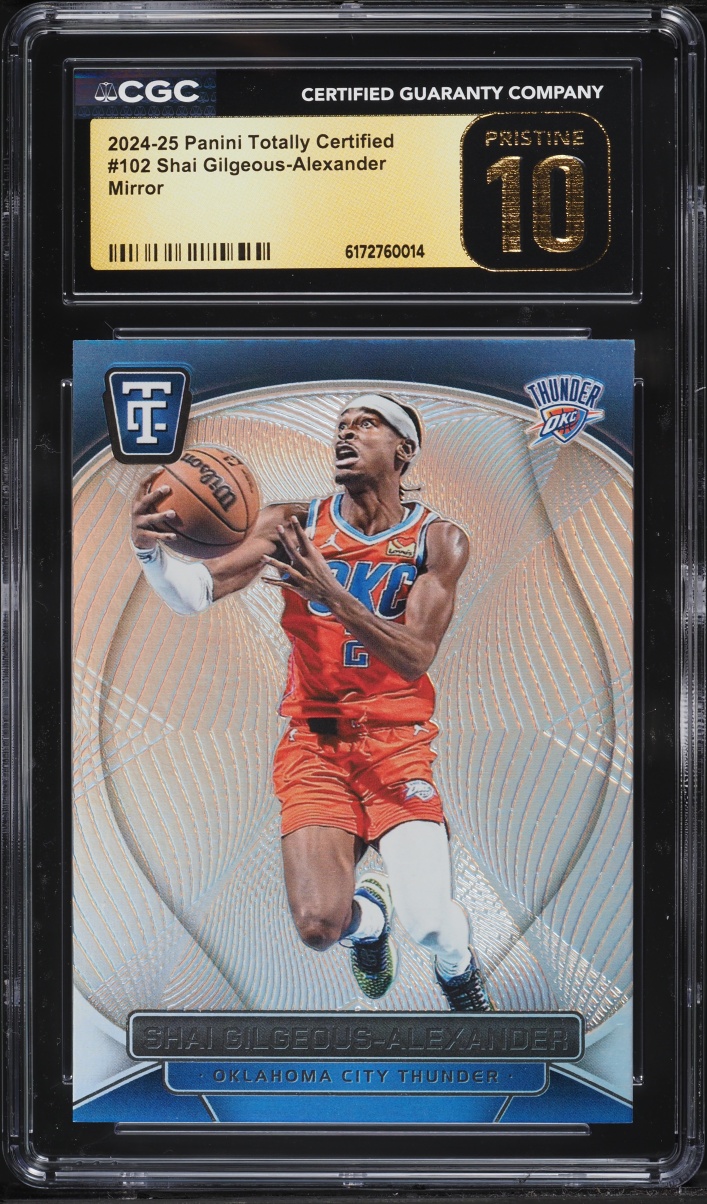 2024 Totally Certified Mirror Shai Gilgeous-Alexander #102 CGC 10 PRISTINE