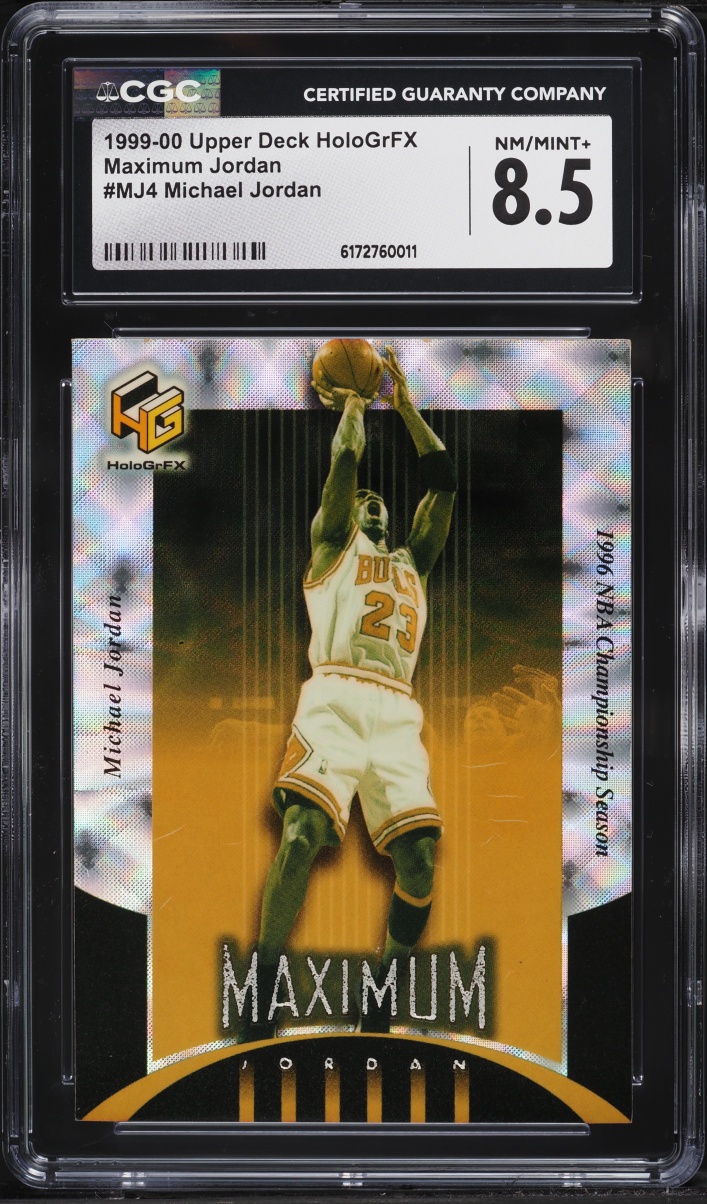 1999 Upper Deck Hologrfx Maximum Jordan Michael Jordan #MJ4 CGC 8.5 NM-MT+