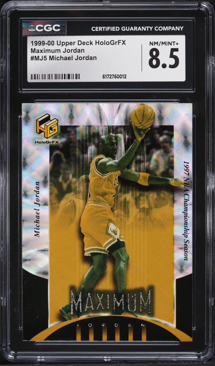1999 Upper Deck Hologrfx Maximum Jordan Michael Jordan #MJ5 CGC 8.5 NM-MT+