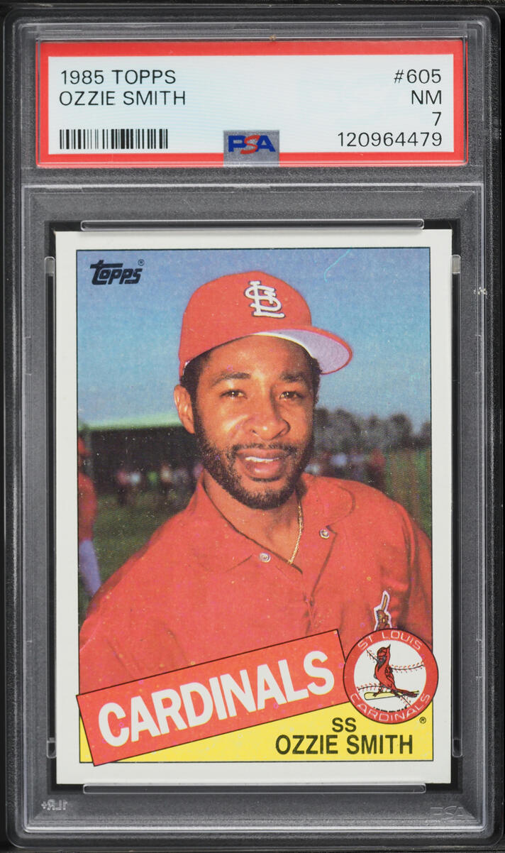 1985 Topps Ozzie Smith #605 PSA 7 NRMT