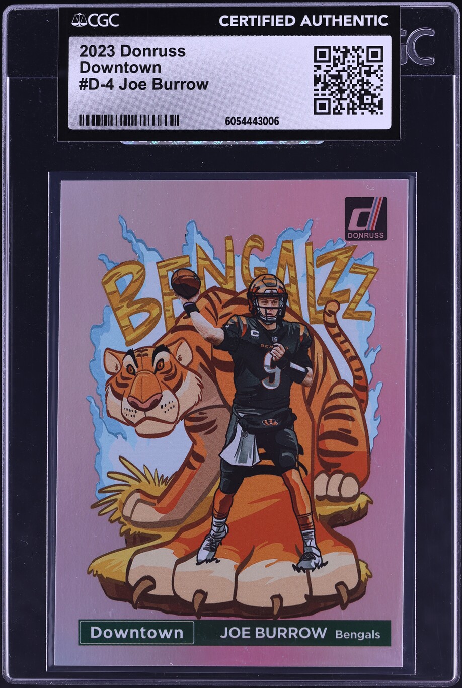2023 Donruss Downtown Joe Burrow #D-4 CGC AUTH