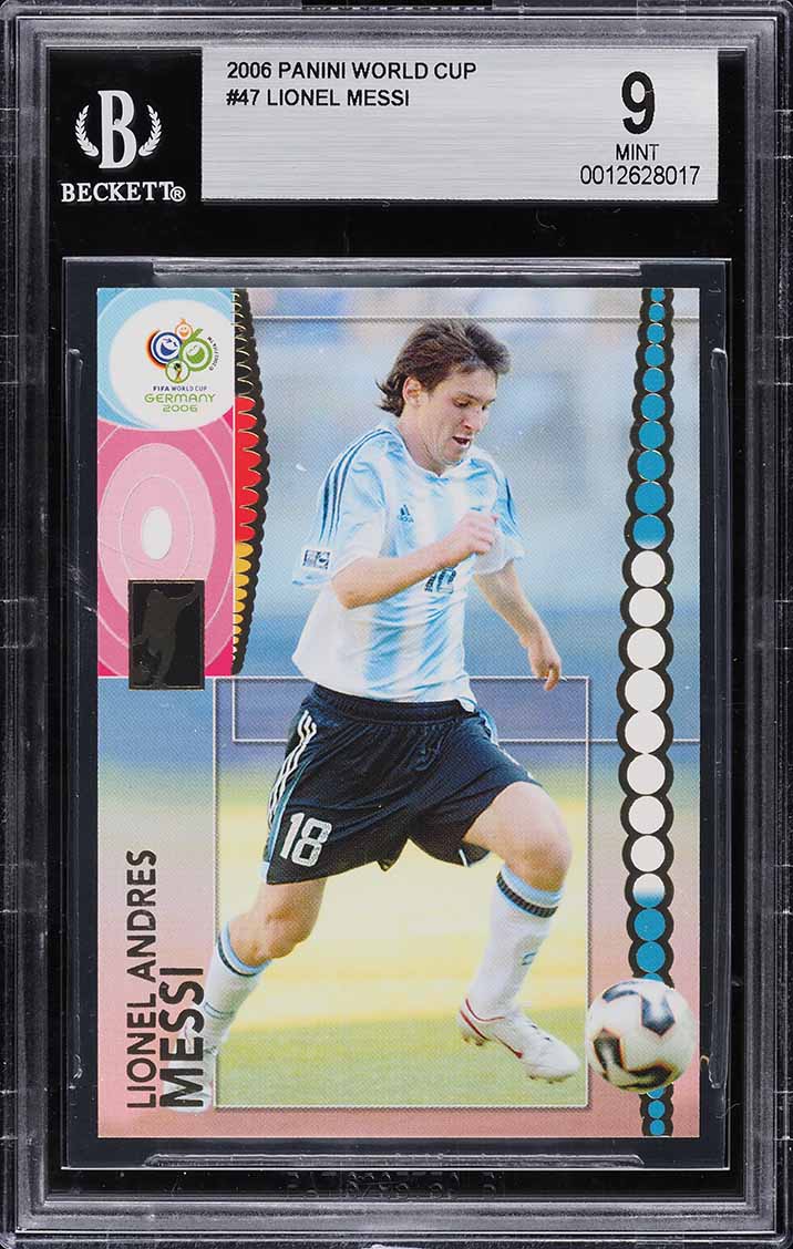 2006 Panini World Cup Germany Lionel Messi #47 BGS 9 MINT on