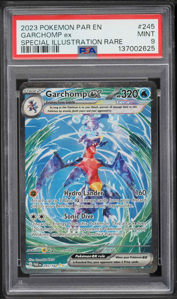 2023 Pokemon Scarlet & Violet Paradox Rift SIR Garchomp EX #245 PSA 9 MINT