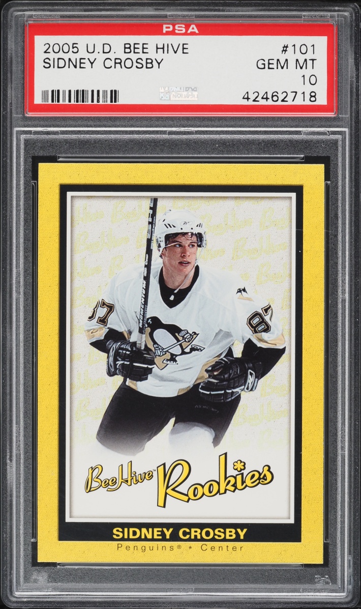 2005 Upper Deck Bee Hive Sidney Crosby ROOKIE #101 PSA 10 GEM MINT